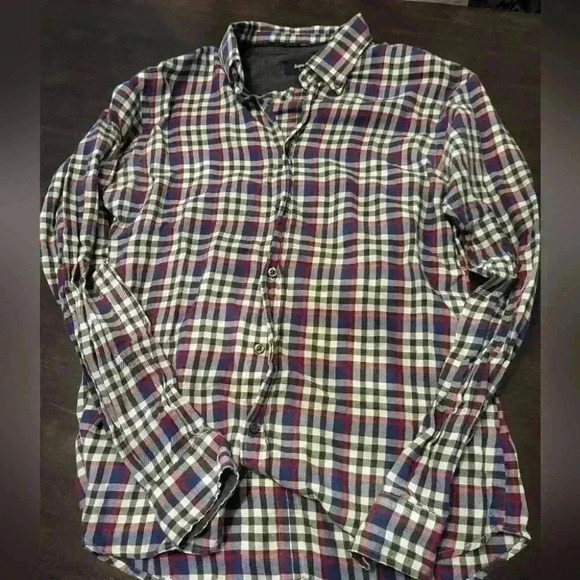 Zegna Men's Cotton Wool Blend Sport Button Up Shirt XXL great condition - Picture 2 of 5